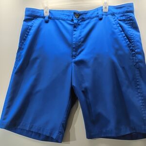 Izod  Performance Golf Shorts Vibrant Blue Flat Front